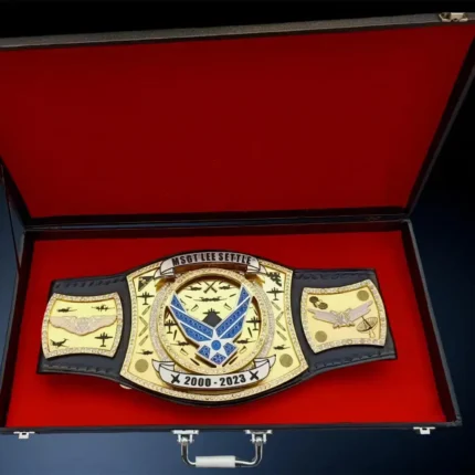 Military Retirement Spinner Championship Belt