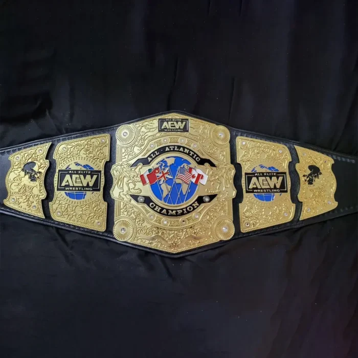 ALL ATLANTIC AEW CNC MADE CHAMPIONSHIP BELT